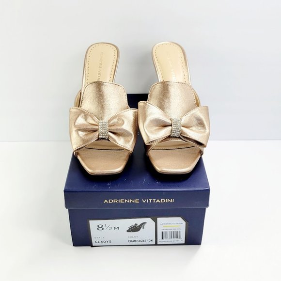 NWT- ADRIENNE VITTADINI gladys mule sandal Sz 8.5 - Picture 2 of 8